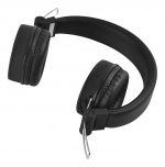 STREETZ Foldable on-ear BT headset, 3.5 mm, black