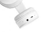 STREETZ Foldable on-ear BT headset, 3.5 mm, white