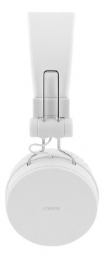 STREETZ Foldable on-ear BT headset, 3.5 mm, white