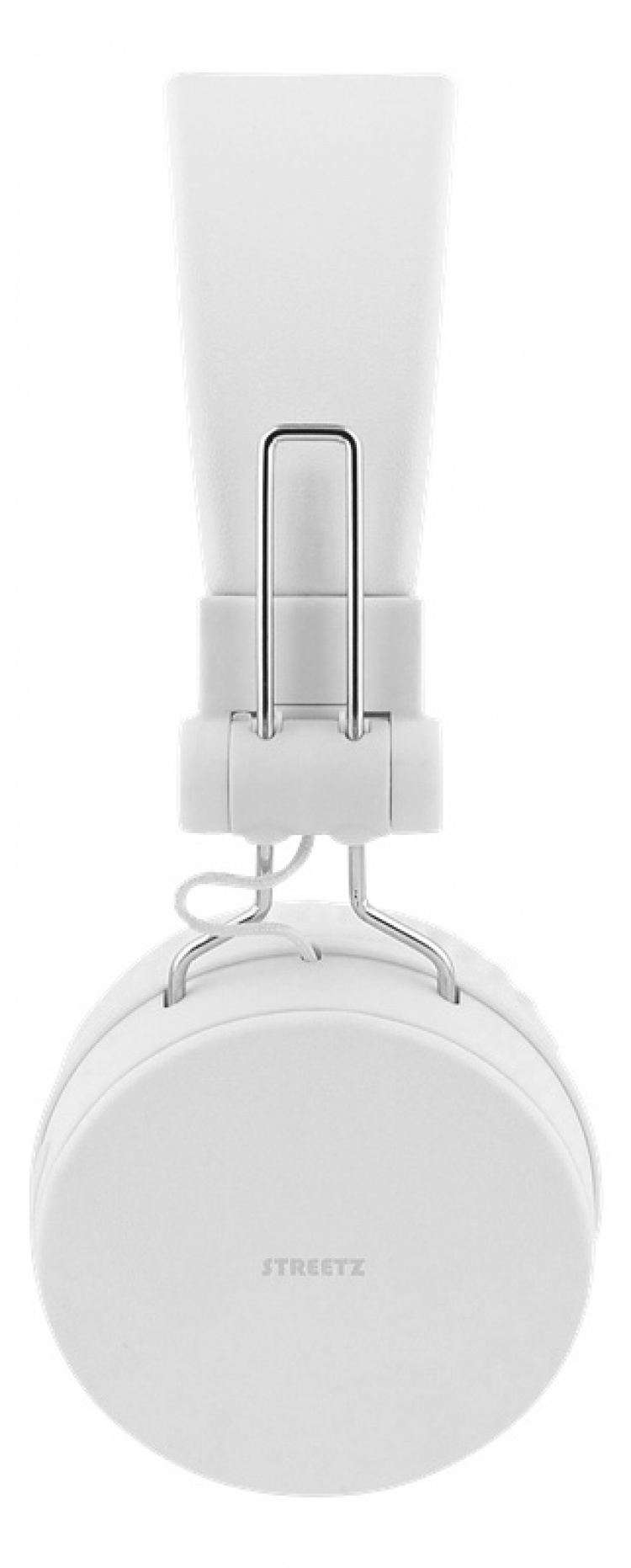 STREETZ Foldable on-ear BT headset, 3.5 mm, white