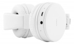 STREETZ Foldable on-ear BT headset, 3.5 mm, white