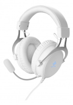 WHITE LINE WH85 Stereo gaming headset, 57mm drivers, white