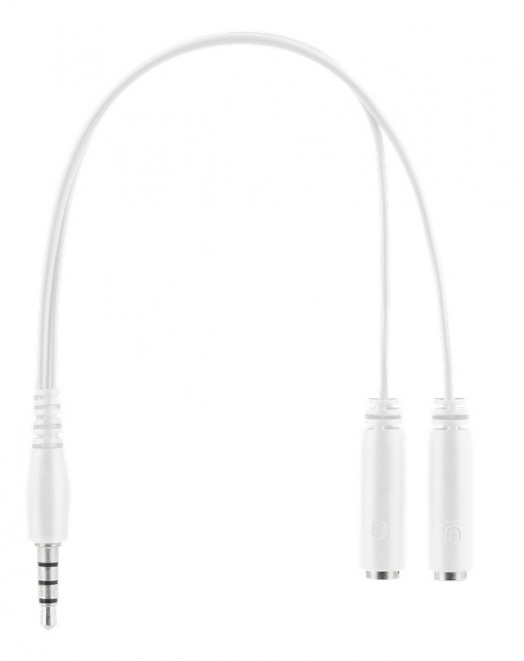 WHITE LINE WH85 Stereo gaming headset, 57mm drivers, white