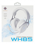 WHITE LINE WH85 Stereo gaming headset, 57mm drivers, white