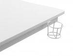 WHITE LINE WT85 Gaming desk, white