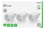DELTACO SMART HOME strömbrytare, WiFi, 1xCEE 7/3, 10A, timer, 3-pack