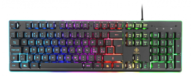 DELTACO GAMING 4in1 RGB-kit med tastatur, mus, headset, musemåtte