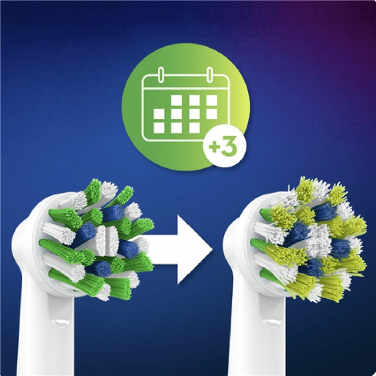 Oral B Cross Action 3+3+3s børstehoved Oral B Cross Action 3+3+3s børstehoved