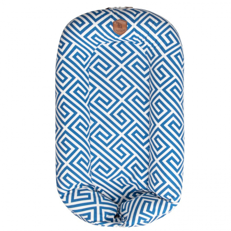 EcoViking Överdrag babynest Ancient Blue