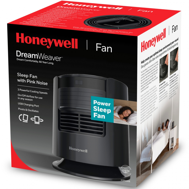 Honeywell Bordventilator Sleepfan HTF400E4 Honeywell Bordventilator Sleepfan HTF400E4