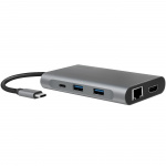 LogiLink USB-C-docka 8-i-1 HDMI/DP/RJ45