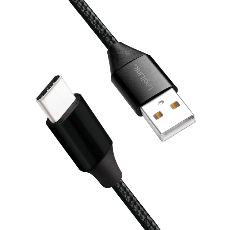 LogiLink USB-USB-C Ladd/synk-kabel 15W