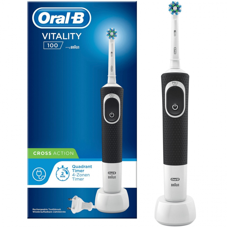 Oral B Eltandborste Vitality 100 Blac Oral B Eltandborste Vitality 100 Blac