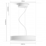 Philips Hue Enrave Pendellampa White A