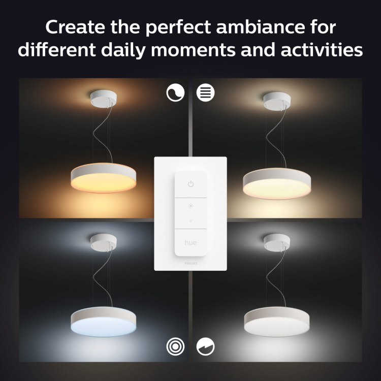 Philips Hue Enrave Pendellampa White A