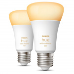 Philips Hue White Ambiance E27 2-pack