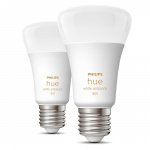 Philips Hue White Ambiance E27 2-pack