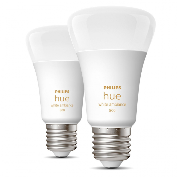 Philips Hue White Ambiance E27 2-pack