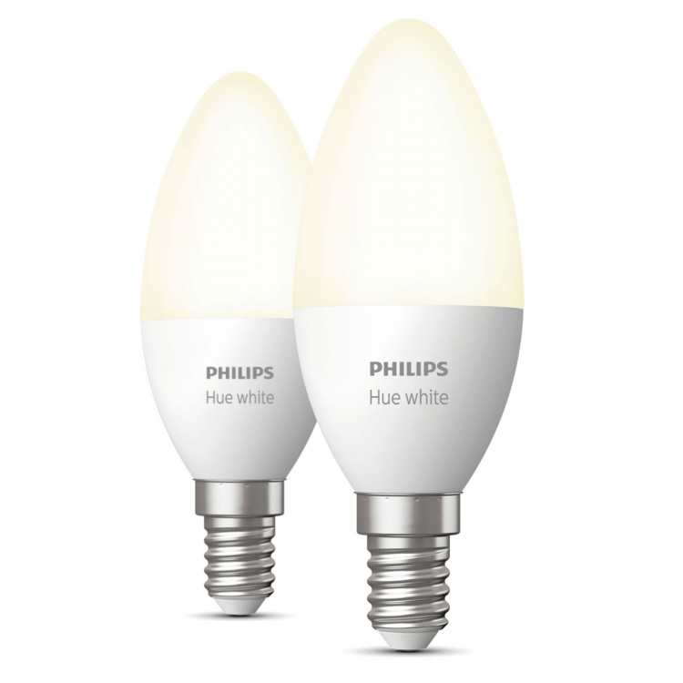 Philips Hue White E14 Kron 2-pack