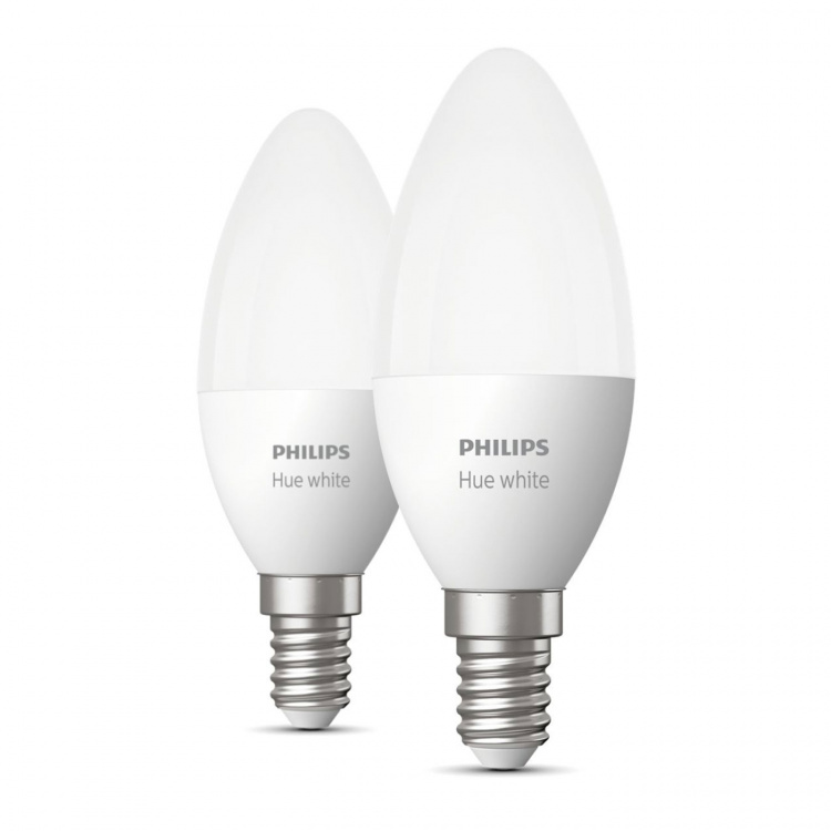 Philips Hue White E14 Kron 2-pack