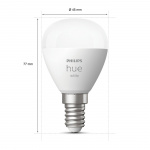 Philips Hue White E14 P45 Klot 1-pack Philips Hue White E14 P45 Klot 1-pack