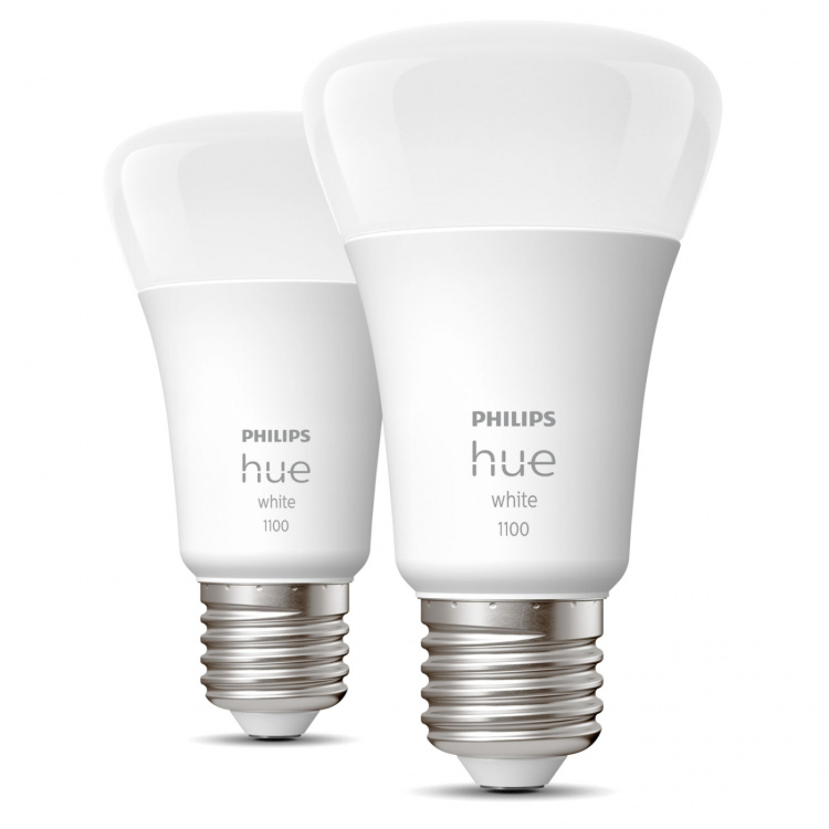 Philips Hue White E27 A60 1100lm 2-pac