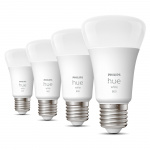 Philips Hue Hvid E27 A60 800lm 4-pak Philips Hue Hvid E27 A60 800lm 4-pak