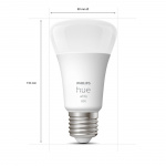 Philips Hue Hvid E27 A60 800lm 4-pak Philips Hue Hvid E27 A60 800lm 4-pak