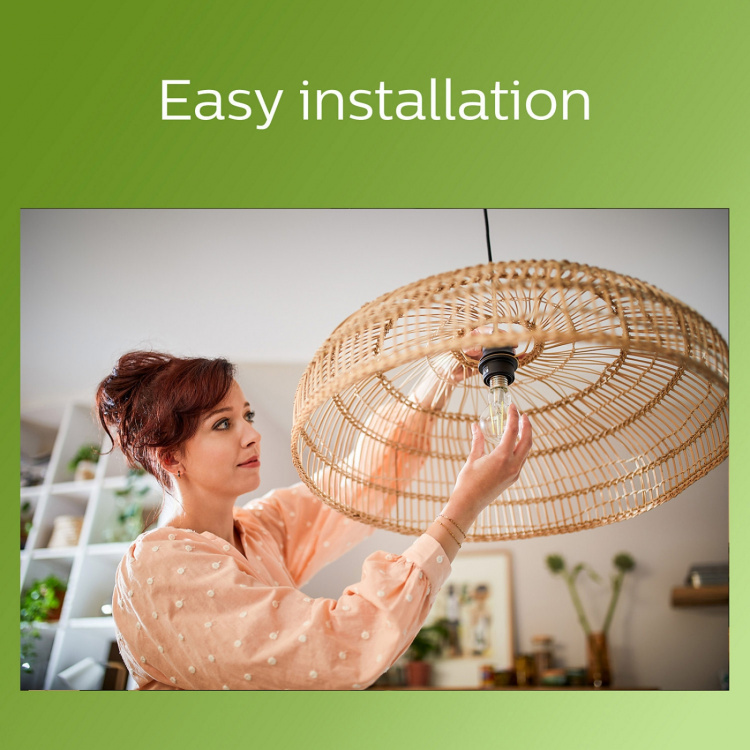 Philips LED E27 Normal 60W Klar 840lm