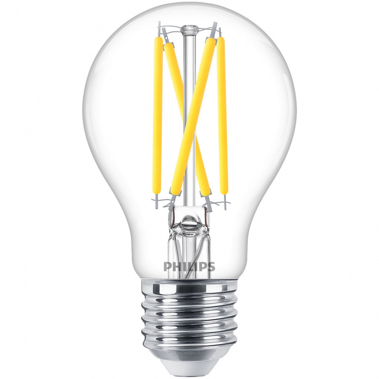 Philips LED E27 Normal 60W Klar Dimbar