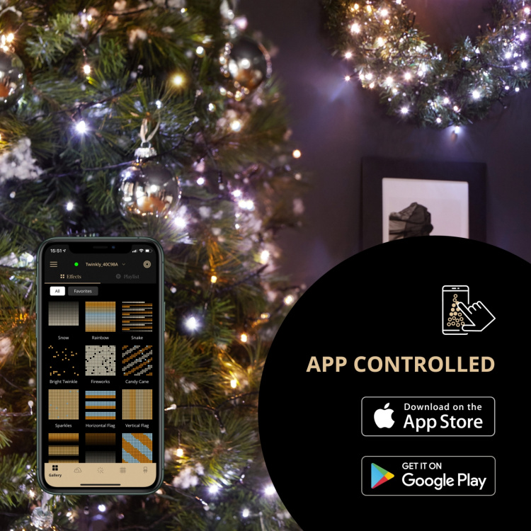 Twinkly Strings 400 AWW LED\'er Gen.II Gold Edition