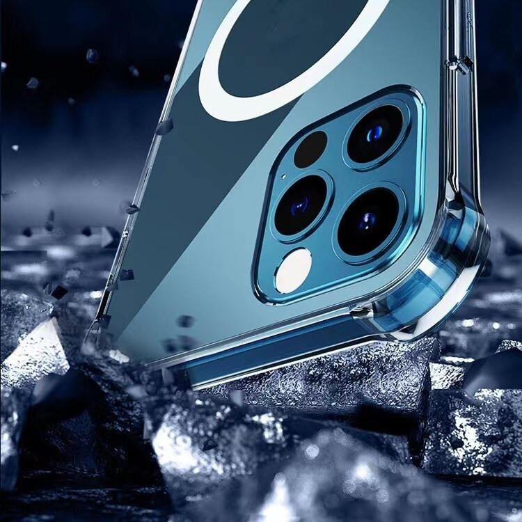 iphone 14 Plus Magsafe-skal gennemsigtig