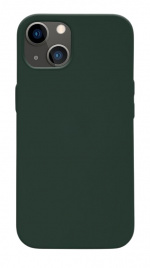 Magsafe silikoneetui til Iphone 14, mørkegrøn