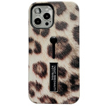 Fashion-etui med fingerholder - iPhone 12 Pro Max, Light Leo