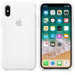 Apple iPhone XS Max Original silikoneetui i hvid farve