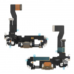 Opladningsstik med flex til iPhone 12 Pro, guld