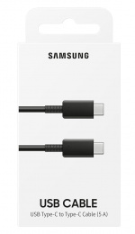 Samsung EP-DN975 Opladningskabel USB-C til USB-C 5A, 1 m, sort