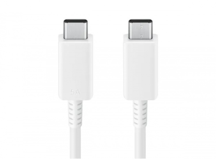 Samsung EP-DX510 Opladningskabel USB-C til USB-C 5A, 1,8 m, hvid