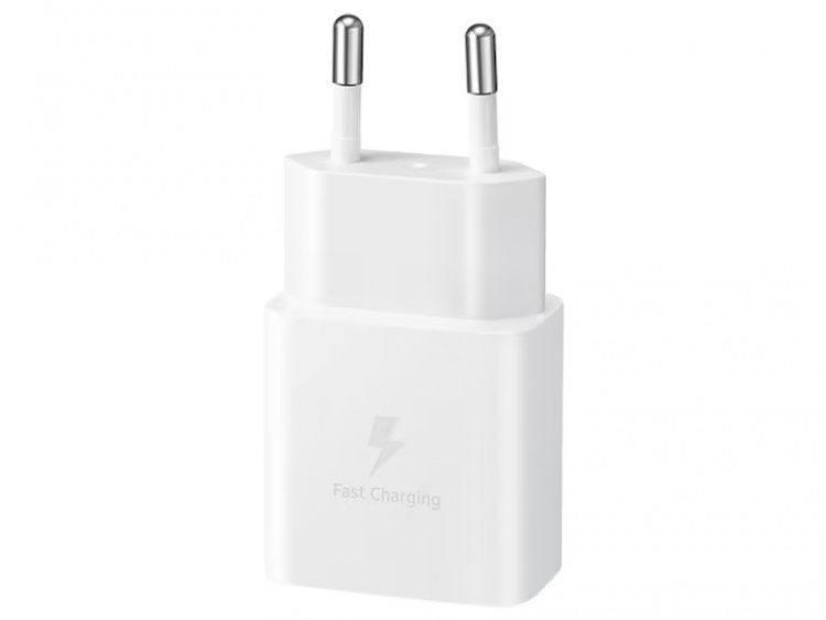 Samsung EP-T1510X USB-C 15W vægoplader + 3A USB-C-kabel, hvid Samsung EP-T1510X USB-C 15W vægoplader + 3A USB-C-kabel, hvid