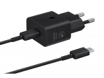 Samsung EP-T2510N GaN vægoplader USB-C 25W + kabel, sort
