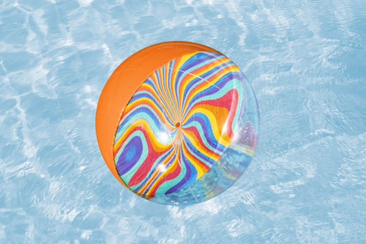 Bestway Tie-Dye Twist Beach Ball 46 cm