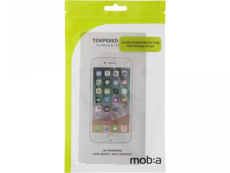 iPhone 6S/7/8/SE (2020/2022), Skærmbeskytter, hærdet glas