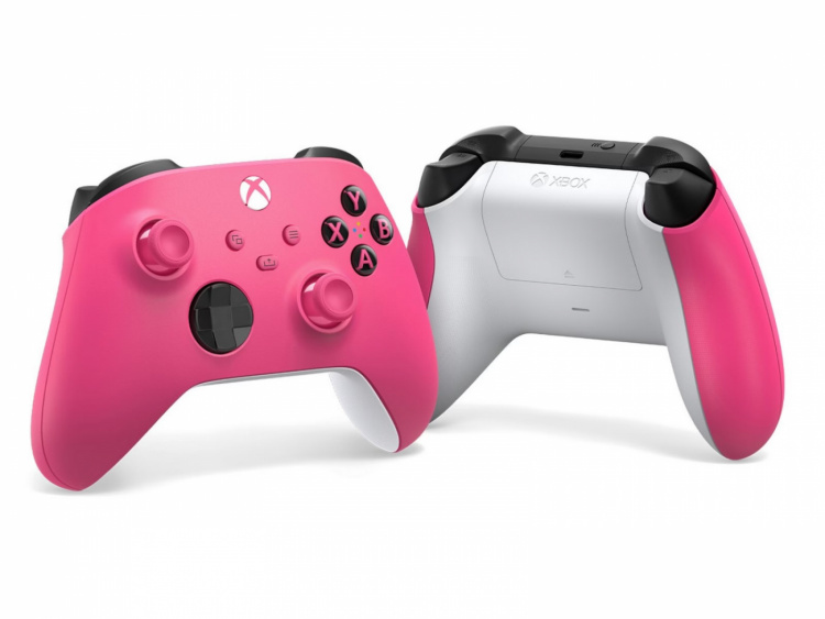 Microsoft Xbox Series X trådløs controller, dyb pink Microsoft Xbox Series X trådløs controller, dyb pink