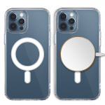 Anti Shock 1,5 mm MagSafe-skal til iPhone 16 Pro Max, gennemsigtig