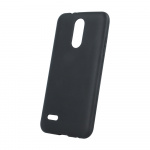 Mat TPU-etui til iPhone 16, sort