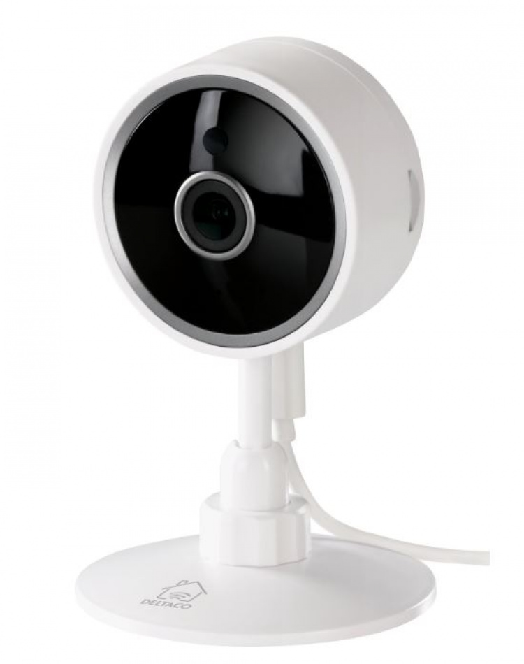 DELTACO SMART HOME Startsæt med stik, kamera og RGB-lampe