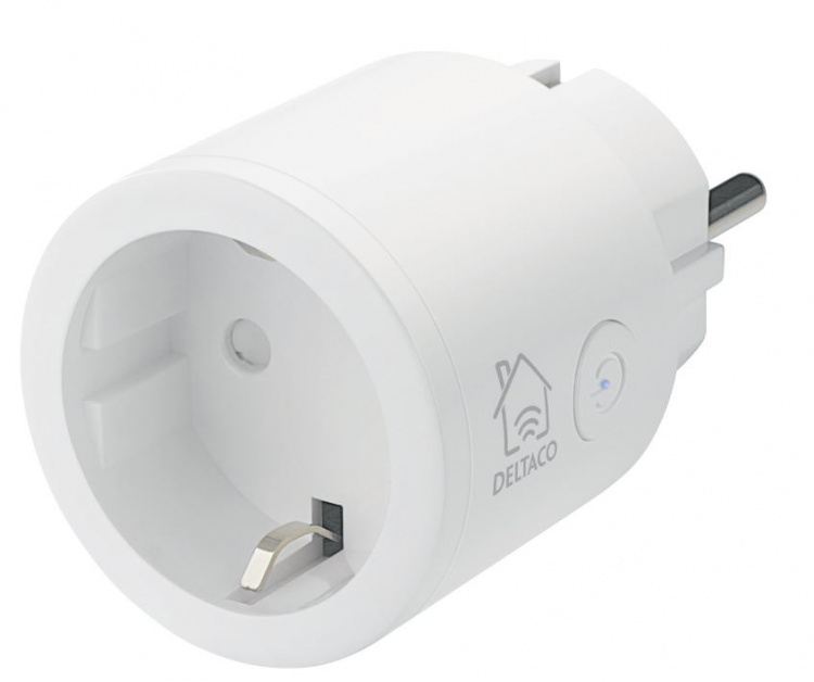 DELTACO SMART HOME Startsæt med stik, kamera og RGB-lampe