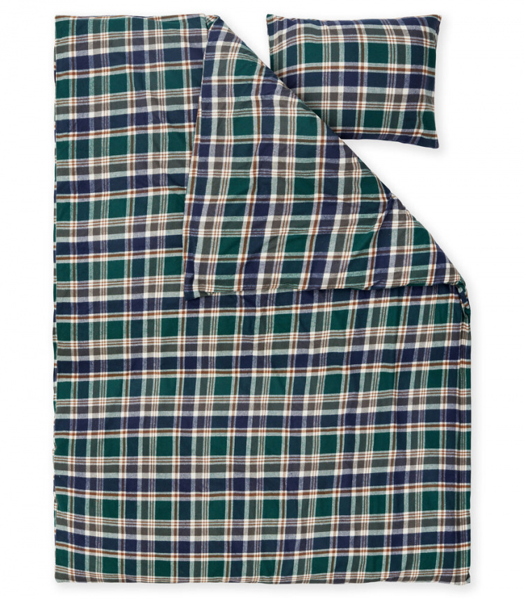 Lord Nelson Mellbyn Flannel sengesæt, grøn