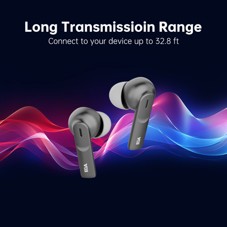 ET05 True Wireless Bluetooth-hovedtelefoner, sort