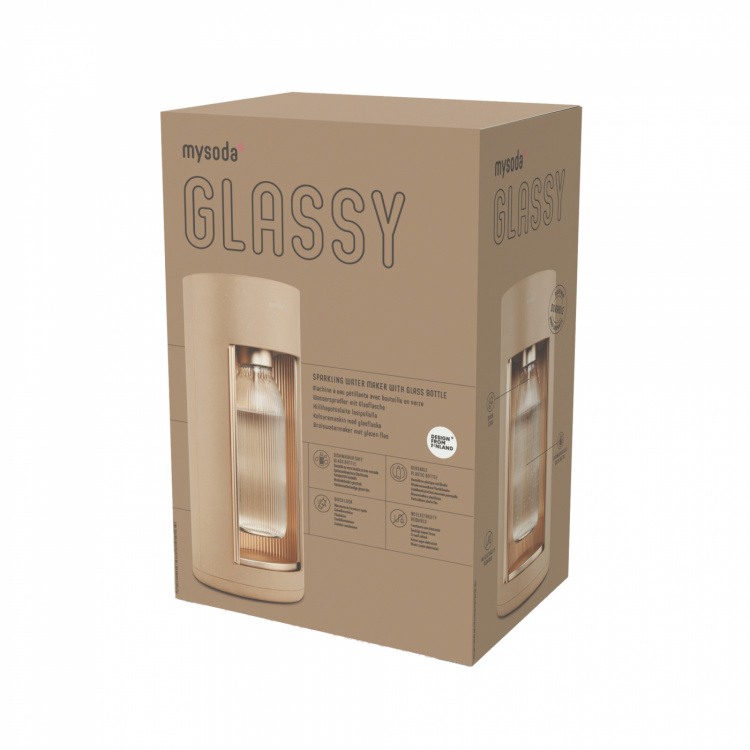 Mysoda Glassy sparkling water maker, Latte